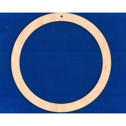 Obręcz  20cm  ,łapacz  z otworem  , koło 20cm, szerokość obręczy 1,7cm sklejka, makrama